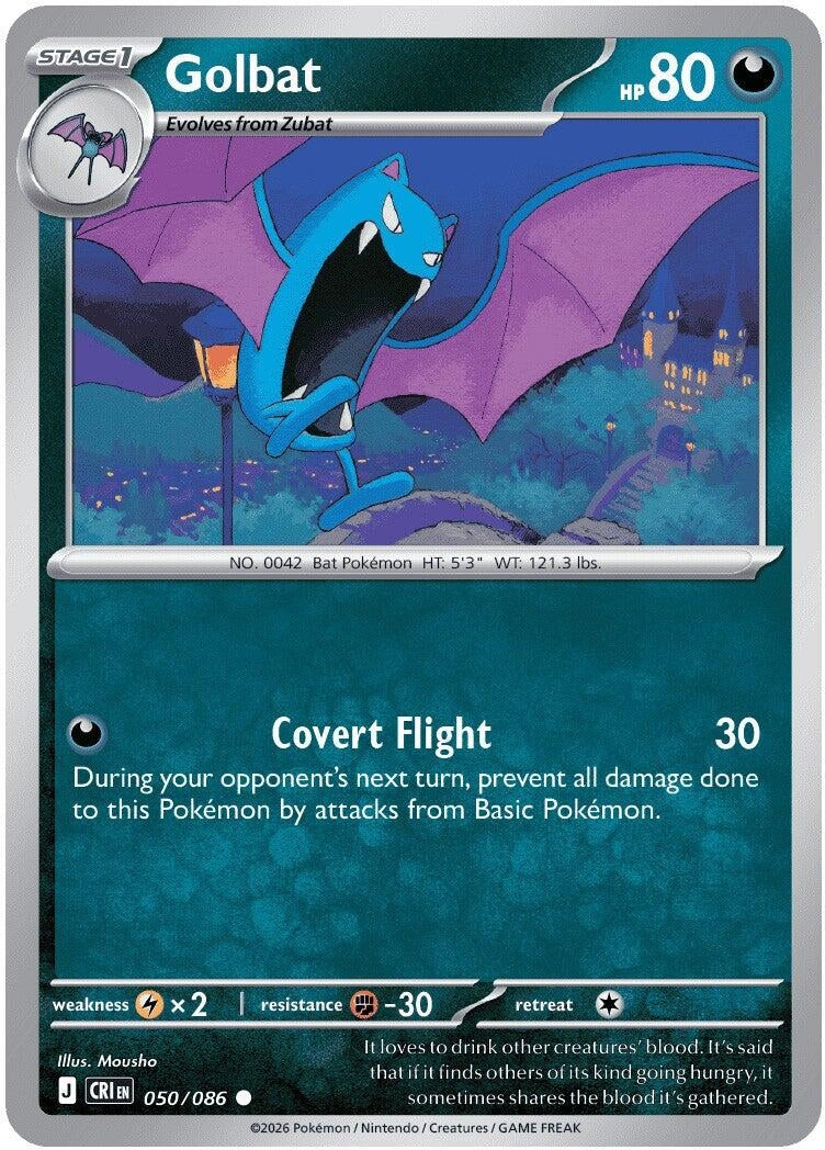Image for Golbat (050/086) (ME04: Chaos Rising) (CRI) - Pokemon