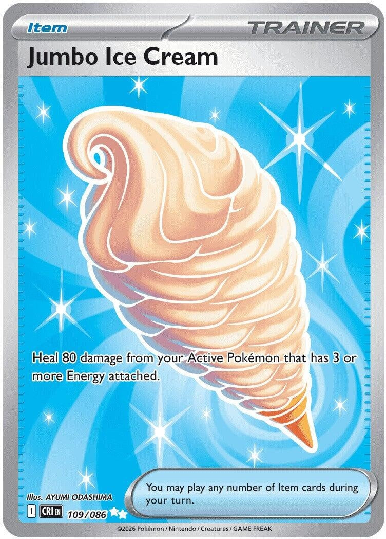 Image for Jumbo Ice Cream (109/086) (ME04: Chaos Rising) (CRI) - Pokemon