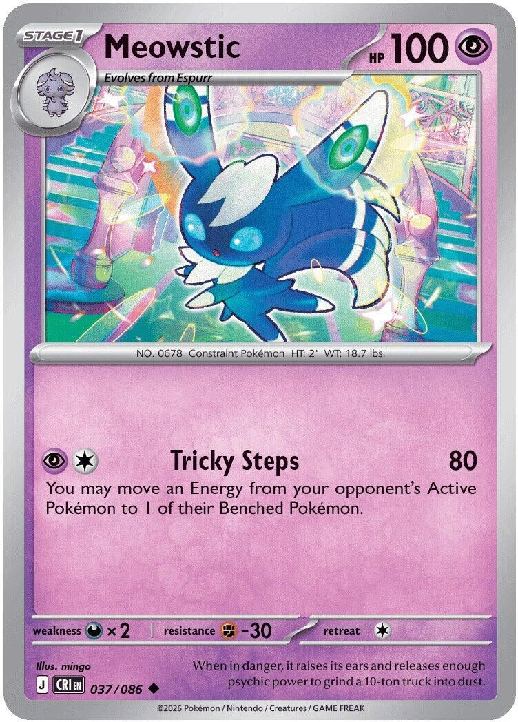 Image for Meowstic (037/086) (ME04: Chaos Rising) (CRI) - Pokemon