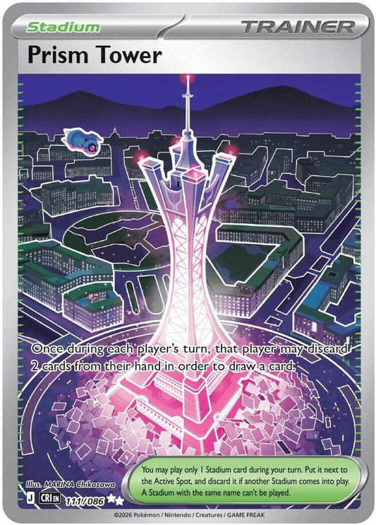 Image for Prism Tower (111/086) (ME04: Chaos Rising) (CRI) - Pokemon