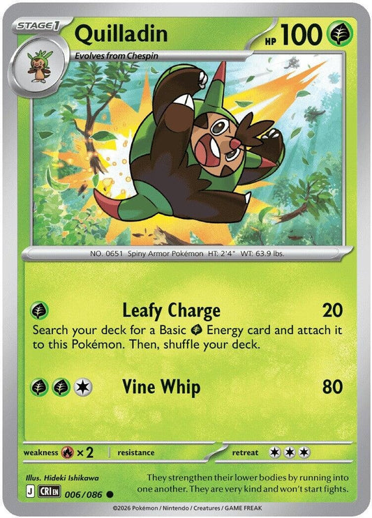 Image for Quilladin (006/086) (ME04: Chaos Rising) (CRI) - Pokemon
