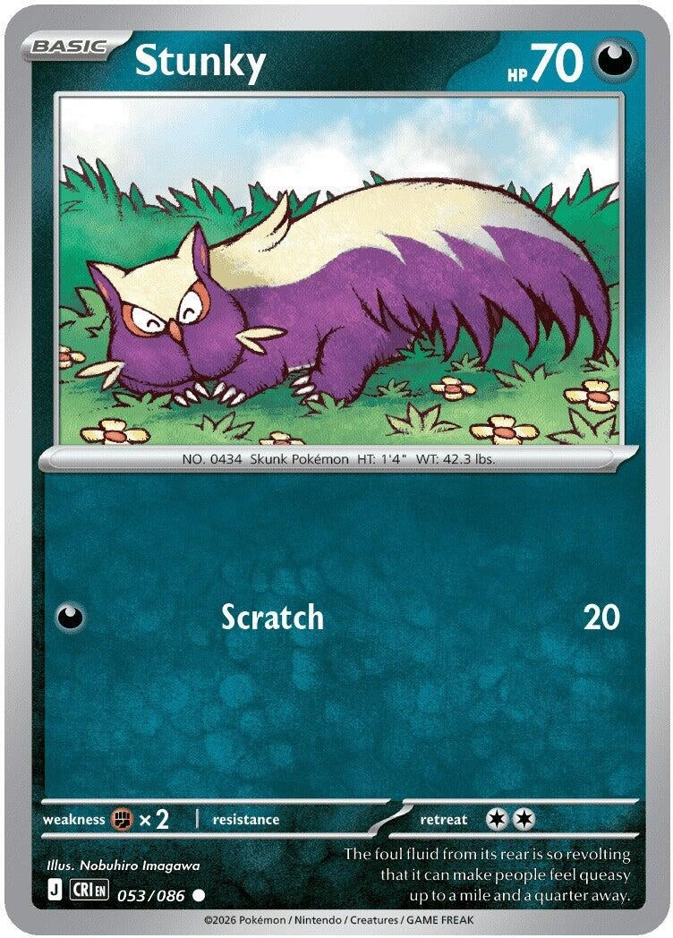 Image for Stunky (053/086) (ME04: Chaos Rising) (CRI) - Pokemon