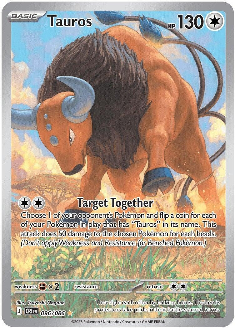 Image for Tauros (096/086) (ME04: Chaos Rising) (CRI) - Pokemon