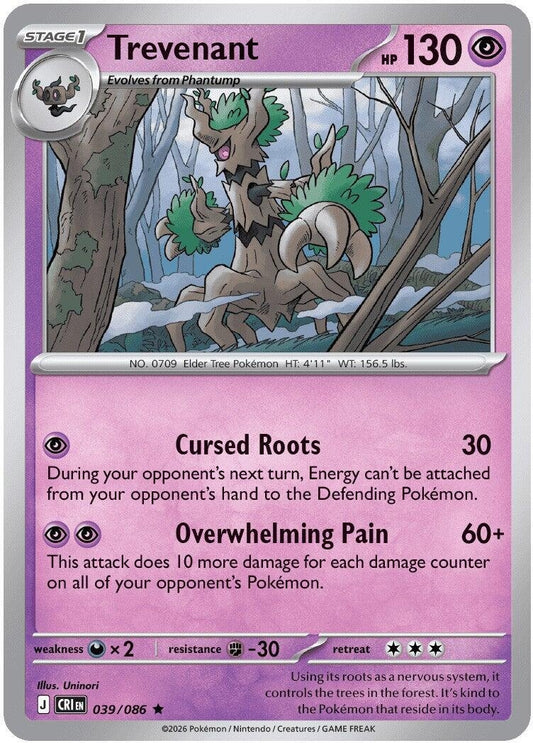 Image for Trevenant (039/086) (ME04: Chaos Rising) (CRI) - Pokemon
