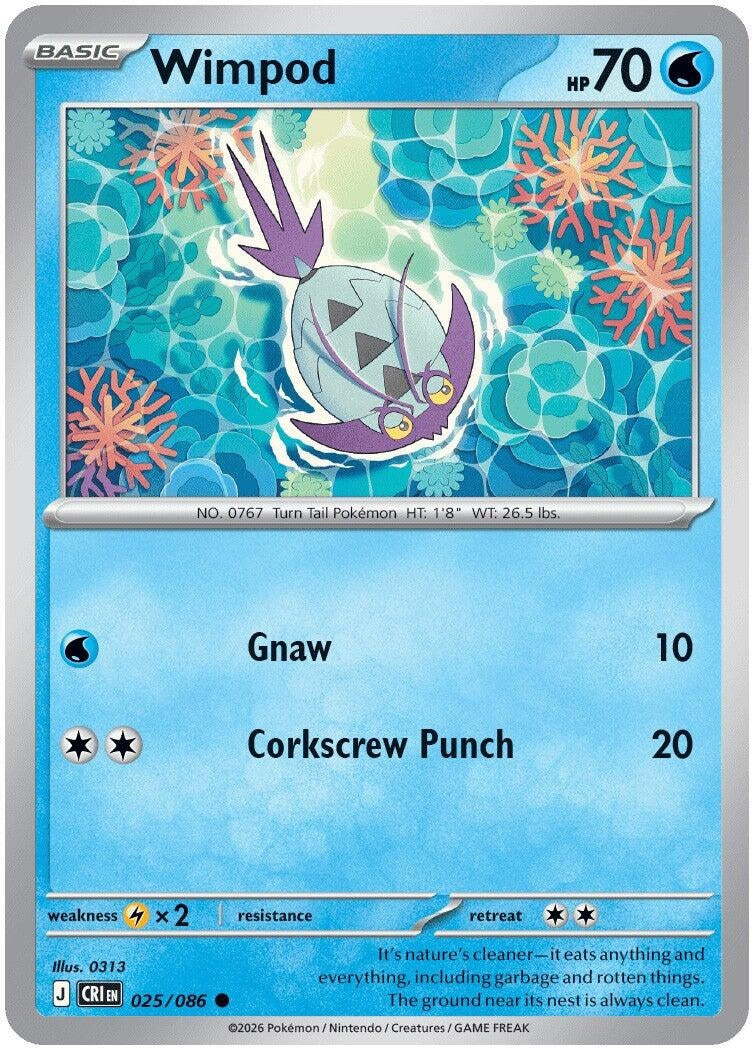 Image for Wimpod (025/086) (ME04: Chaos Rising) (CRI) - Pokemon