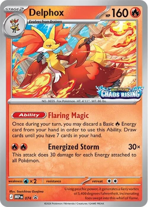 Image for Delphox - 074 (074) (ME: Mega Evolution Promo) (MEP) - Pokemon