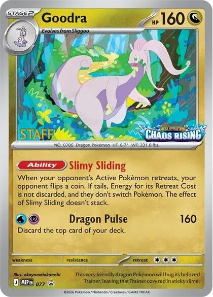 Image for Goodra - 077 [Staff] (077) (ME: Mega Evolution Promo) (MEP) - Pokemon