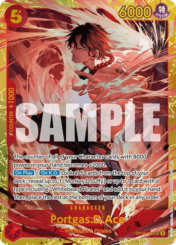Portgas.D.Ace (118) (OP16-118) (The Time of Battle)