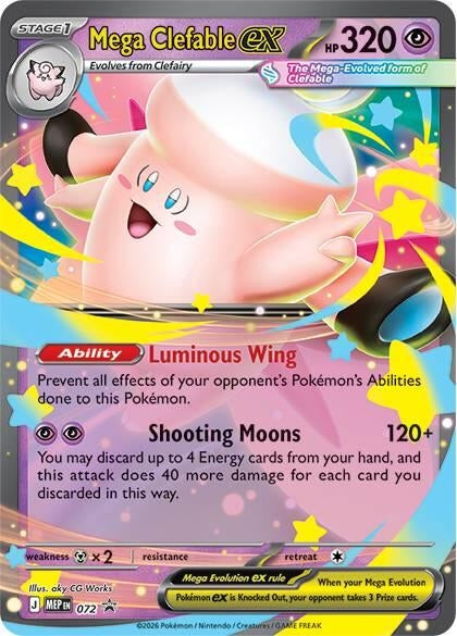 Image for Mega Clefable ex - 072 (072) (ME: Mega Evolution Promo) (MEP) - Pokemon