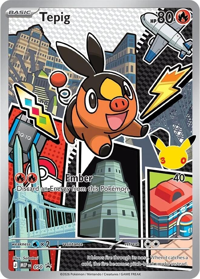 Image for Tepig - 050 (050) (ME: Mega Evolution Promo) (MEP) - Pokemon