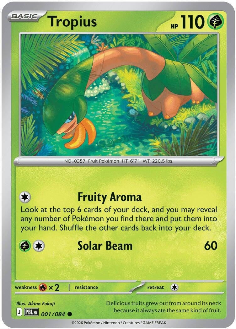 Image for Tropius (001/084) (ME05: Pitch Black) (PBL) - Pokemon