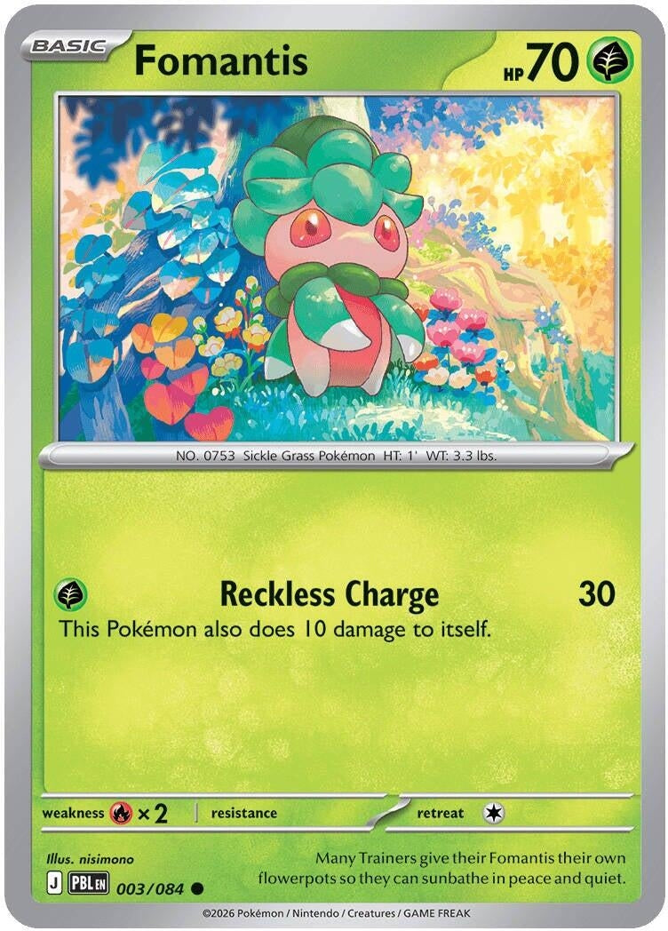 Image for Fomantis (003/084) (ME05: Pitch Black) (PBL) - Pokemon
