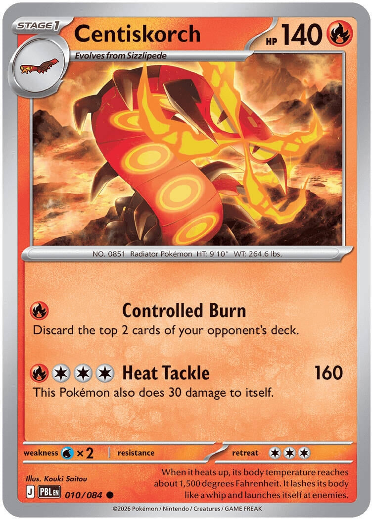Image for Centiskorch (010/084) (ME05: Pitch Black) (PBL) - Pokemon