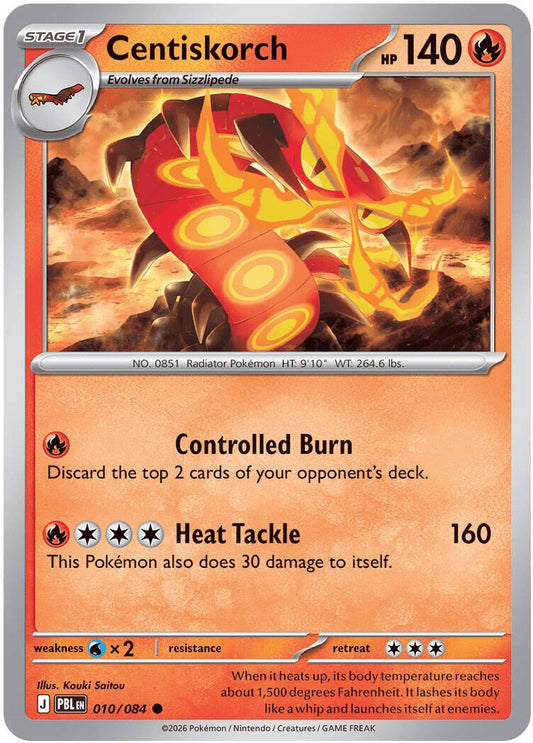 Image for Centiskorch (010/084) (ME05: Pitch Black) (PBL) - Pokemon