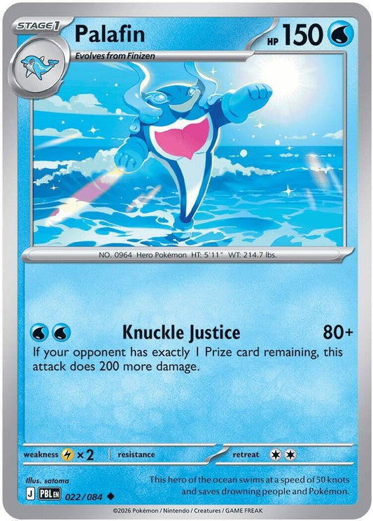 Image for Palafin (022/084) (ME05: Pitch Black) (PBL) - Pokemon