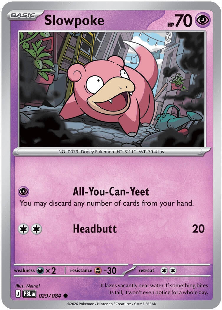 Image for Slowpoke (029/084) (ME05: Pitch Black) (PBL) - Pokemon