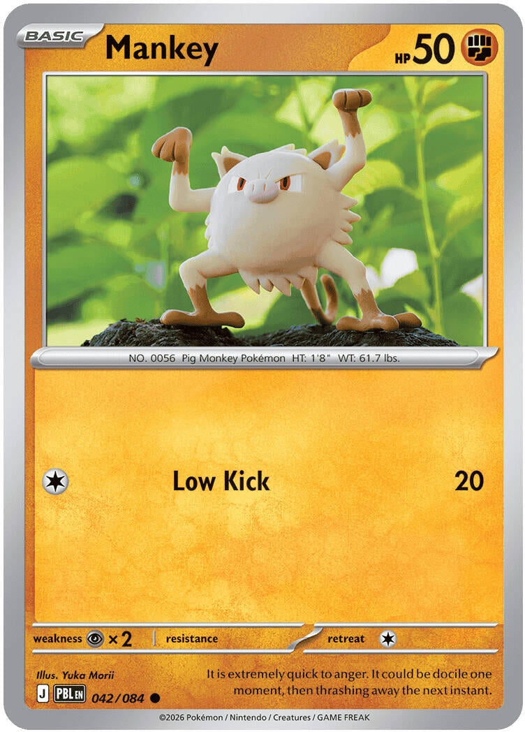 Image for Mankey (042/084) (ME05: Pitch Black) (PBL) - Pokemon