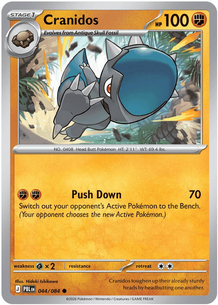 Image for Cranidos (044/084) (ME05: Pitch Black) (PBL) - Pokemon