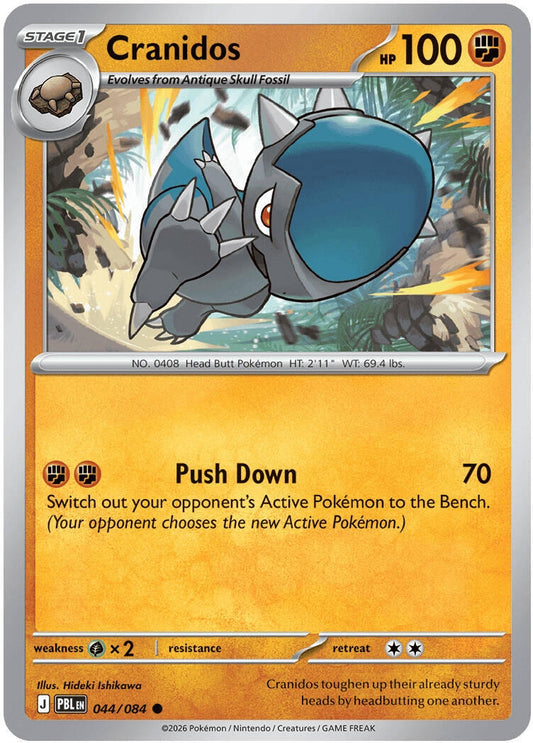 Image for Cranidos (044/084) (ME05: Pitch Black) (PBL) - Pokemon