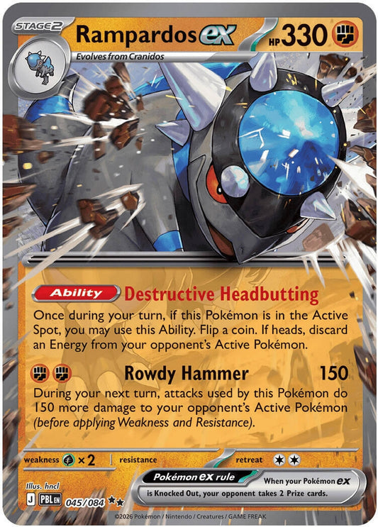 Image for Rampardos ex (045/084) (ME05: Pitch Black) (PBL) - Pokemon