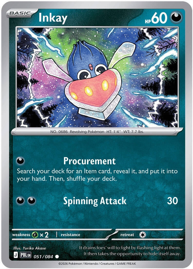Image for Inkay (051/084) (ME05: Pitch Black) (PBL) - Pokemon