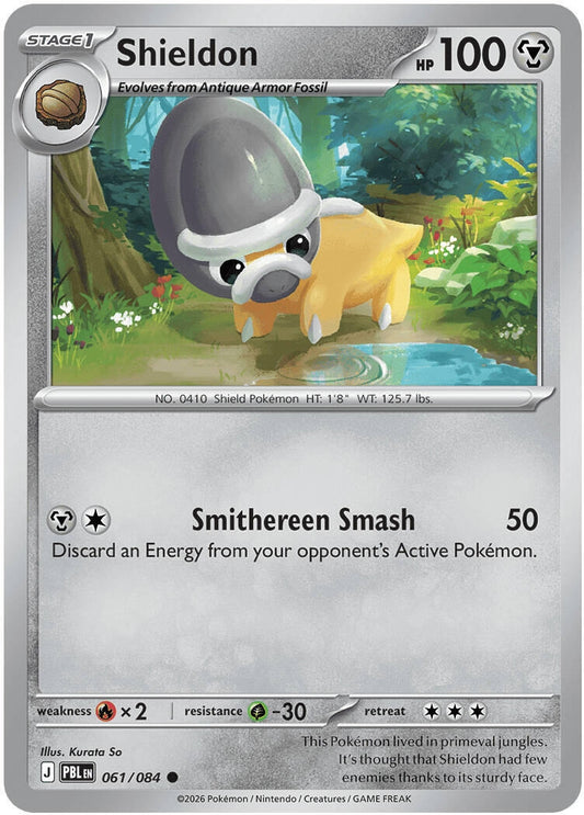 Image for Shieldon (061/084) (ME05: Pitch Black) (PBL) - Pokemon