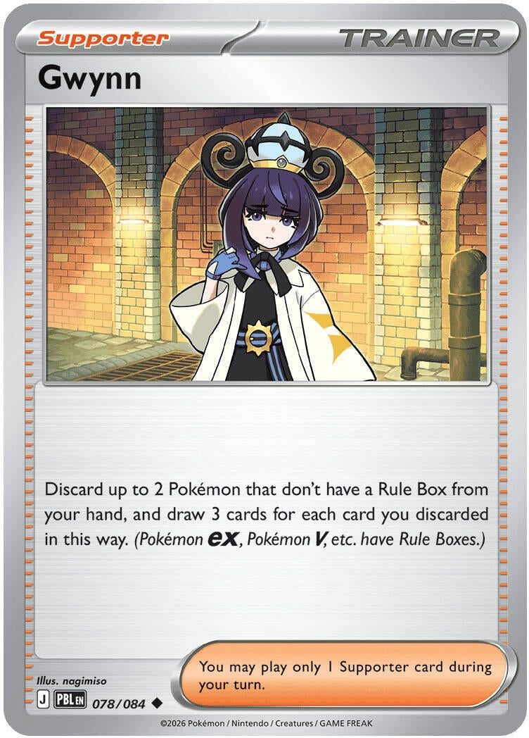 Image for Gwynn (078/084) (ME05: Pitch Black) (PBL) - Pokemon