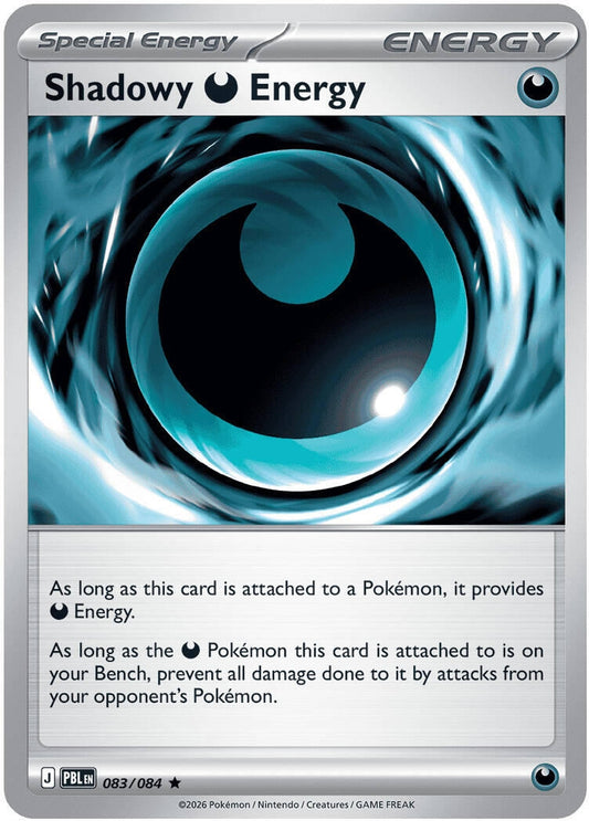 Image for Shadowy Darkness Energy (083/084) (ME05: Pitch Black) (PBL) - Pokemon