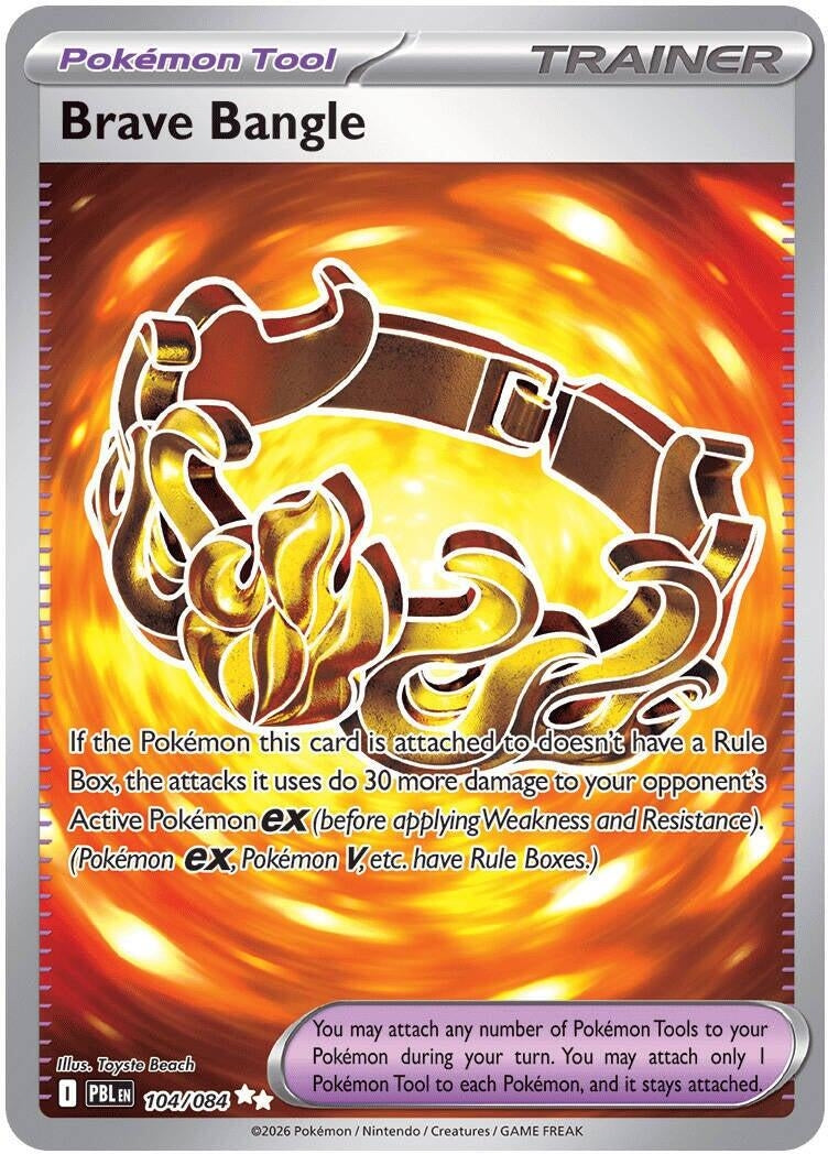 Image for Brave Bangle (104/084) (ME05: Pitch Black) (PBL) - Pokemon