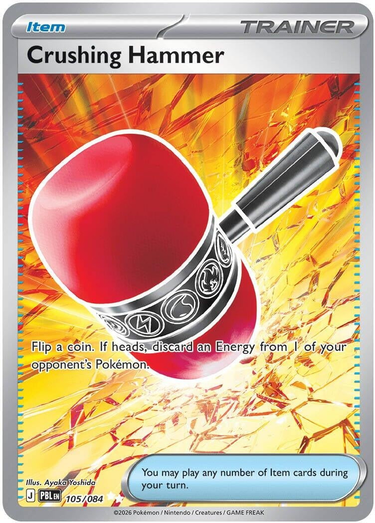 Image for Crushing Hammer (105/084) (ME05: Pitch Black) (PBL) - Pokemon