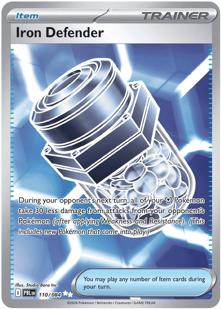 Image for Iron Defender (110/084) (ME05: Pitch Black) (PBL) - Pokemon