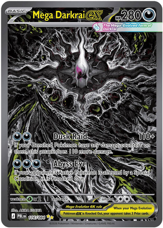 Image for Mega Darkrai ex (116/084) (ME05: Pitch Black) (PBL) - Pokemon