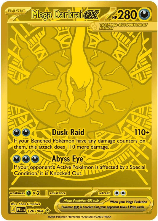 Image for Mega Darkrai ex (120/084) (ME05: Pitch Black) (PBL) - Pokemon