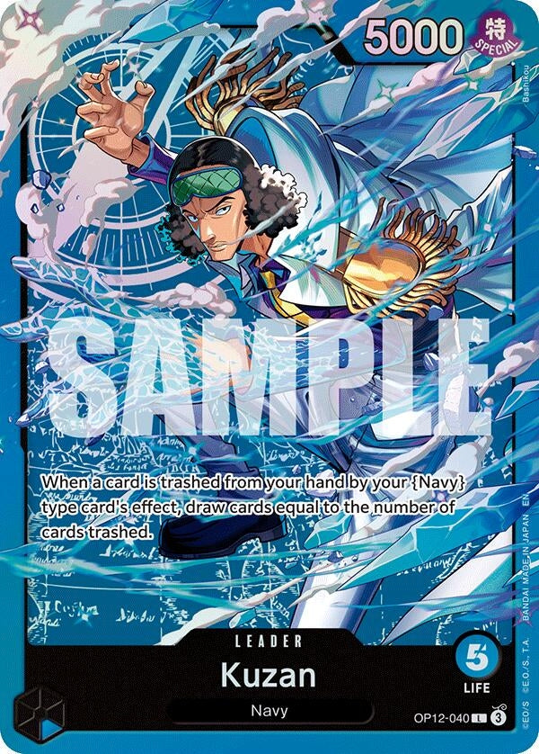 Kuzan (OP12-040) (OP12-040) (ST-33: Starter Deck 33 BLUE Kuzan)