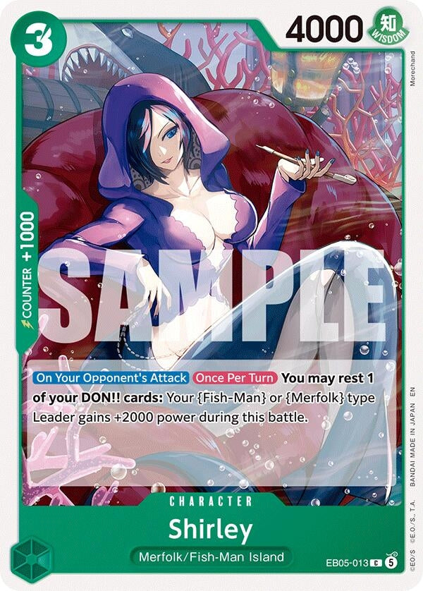 Image for Shirley (EB05-013) (Extra Booster: One Piece Heroines Edition Vol. 2) (EB05) - One Piece Card Game