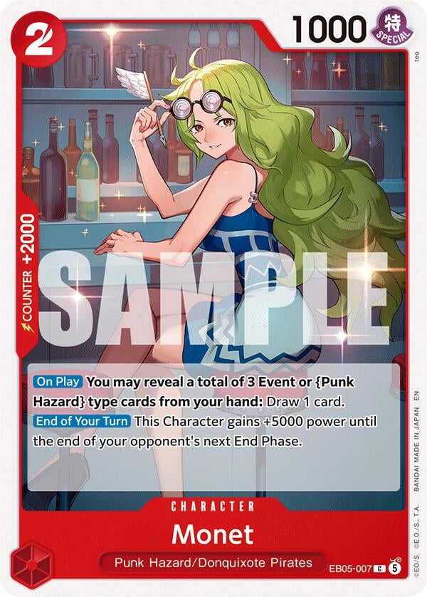 Image for Monet (EB05-007) (Extra Booster: One Piece Heroines Edition Vol. 2) (EB05) - One Piece Card Game