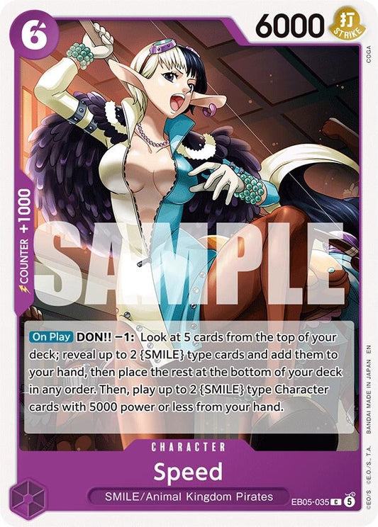 Image for Speed (EB05-035) (Extra Booster: One Piece Heroines Edition Vol. 2) (EB05) - One Piece Card Game