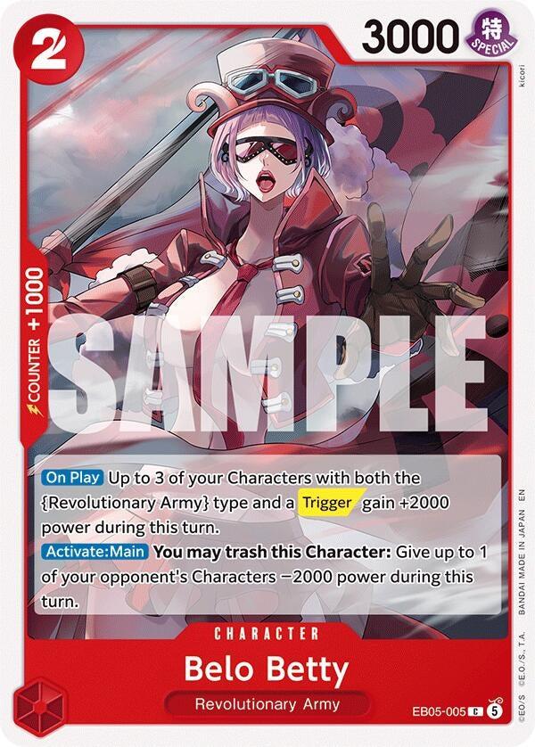 Image for Belo Betty (EB05-005) (Extra Booster: One Piece Heroines Edition Vol. 2) (EB05) - One Piece Card Game