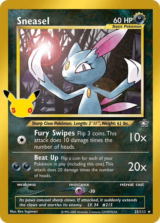 Image for Sneasel (25/111) (ME: 30th Celebration Classic Collection) (30C) - Pokemon