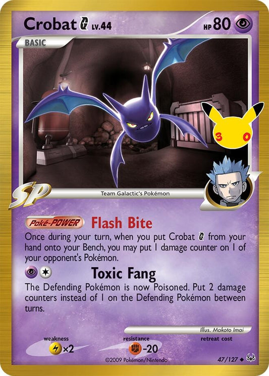 Image for Crobat G (47/127) (ME: 30th Celebration Classic Collection) (30C) - Pokemon