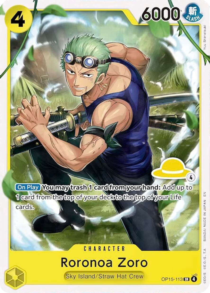 Roronoa Zoro (Luffy Deck) (OP15-113) (Set Sail Deck Set)
