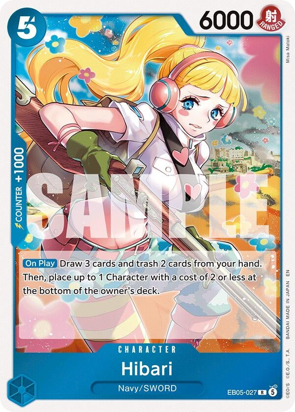 Image for Hibari (EB05-027) (Extra Booster: One Piece Heroines Edition Vol. 2) (EB05) - One Piece Card Game