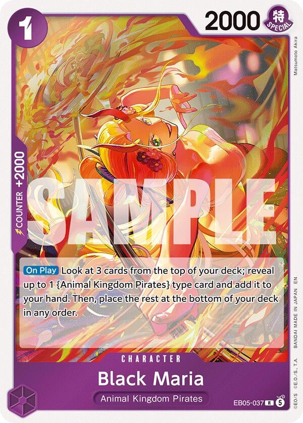 Image for Black Maria (EB05-037) (Extra Booster: One Piece Heroines Edition Vol. 2) (EB05) - One Piece Card Game