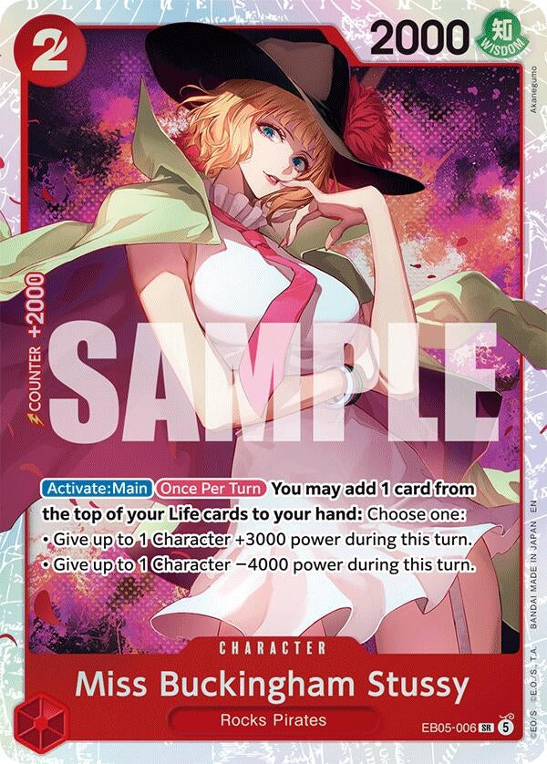 Image for Miss Buckingham Stussy (EB05-006) (Extra Booster: One Piece Heroines Edition Vol. 2) (EB05) - One Piece Card Game