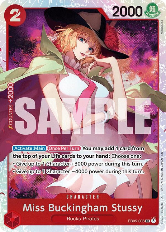 Image for Miss Buckingham Stussy (EB05-006) (Extra Booster: One Piece Heroines Edition Vol. 2) (EB05) - One Piece Card Game