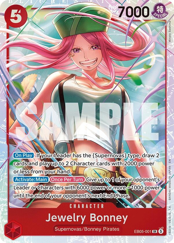 Image for Jewelry Bonney (EB05-001) (Extra Booster: One Piece Heroines Edition Vol. 2) (EB05) - One Piece Card Game