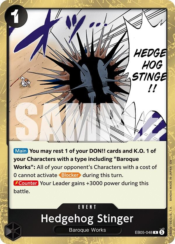 Image for Hedgehog Stinger (EB05-048) (Extra Booster: One Piece Heroines Edition Vol. 2) (EB05) - One Piece Card Game