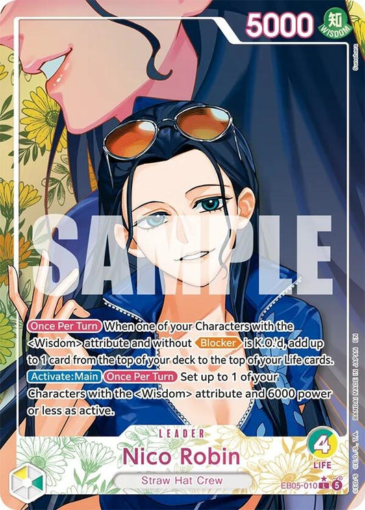 Image for Nico Robin (010) (Heroine Leader) (EB05-010) (Extra Booster: One Piece Heroines Edition Vol. 2) (EB05) - One Piece Card Game