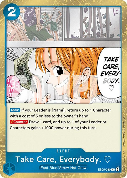 Image for Take Care, Everybody. (EB05-030) (Extra Booster: One Piece Heroines Edition Vol. 2) (EB05) - One Piece Card Game