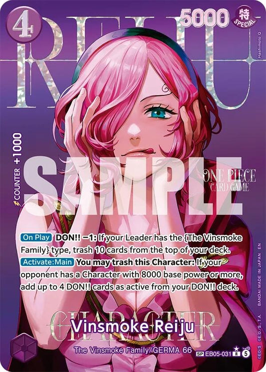Image for Vinsmoke Reiju (SP) (EB05-031) (Extra Booster: One Piece Heroines Edition Vol. 2) (EB05) - One Piece Card Game